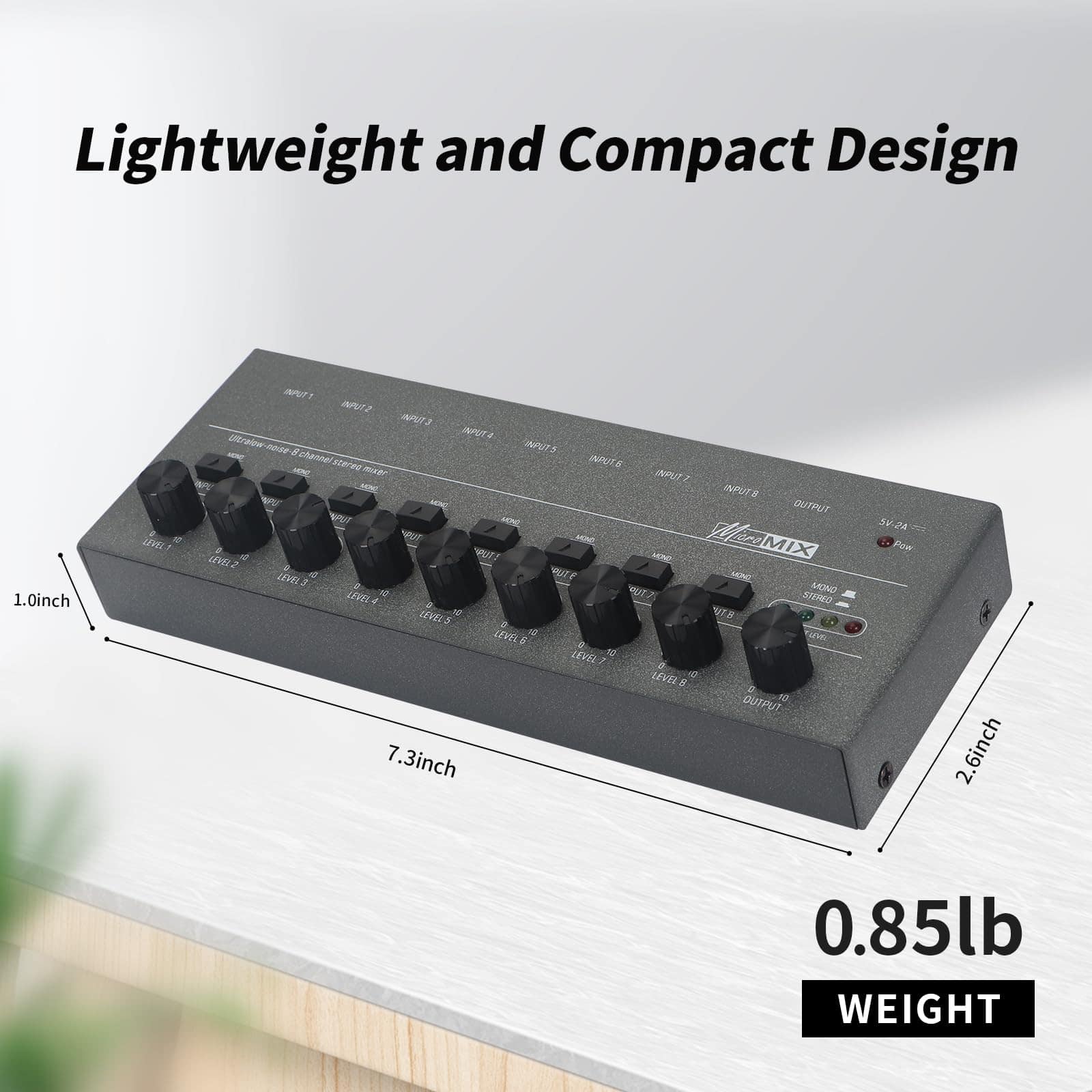 Mezclador de Audio para Caballo, Mezclador de Línea Estéreo - Imagen 6