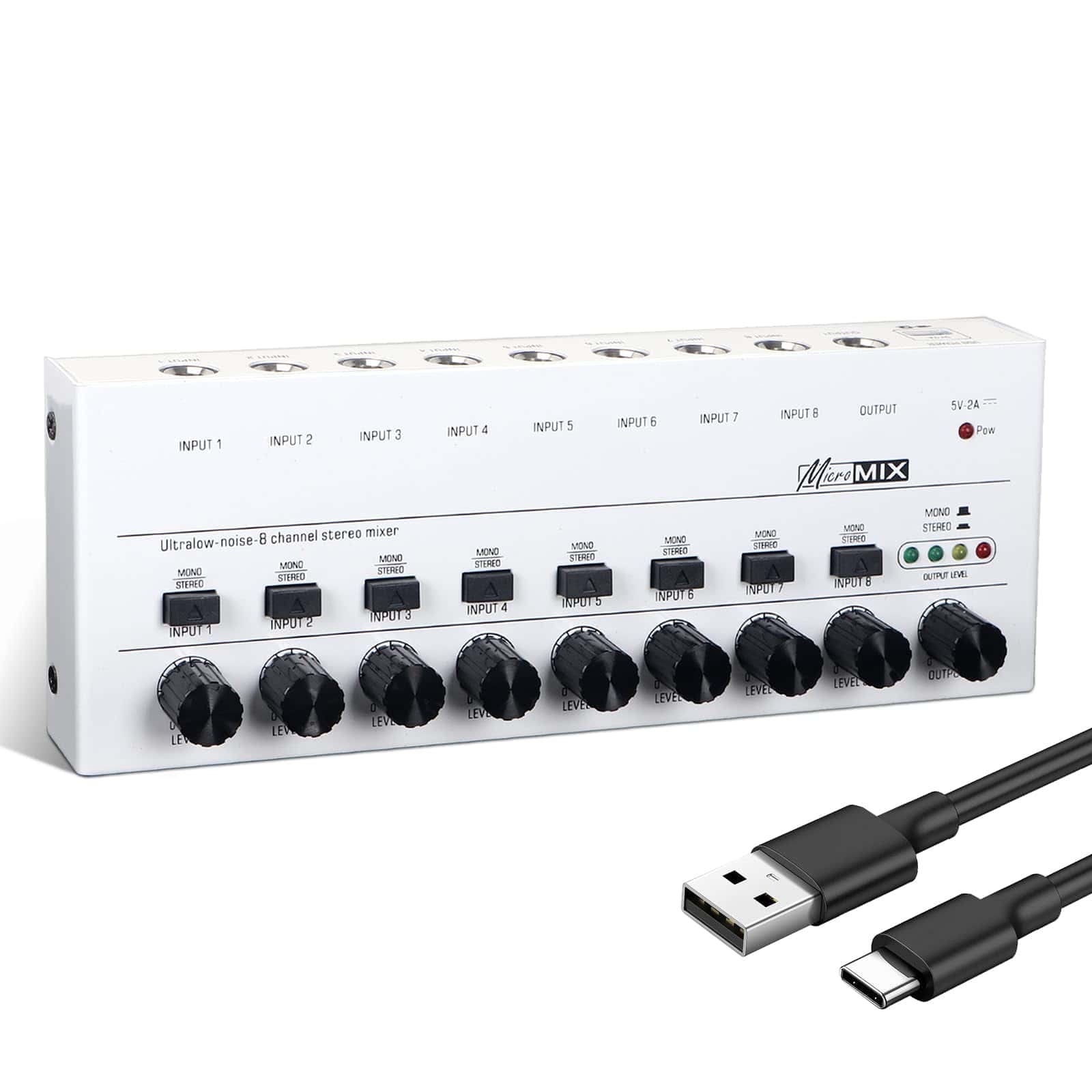 Mezclador de Audio para Caballos, -b, Blanco