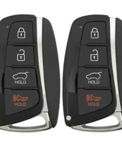 Control remoto de llave inteligente de -Negro