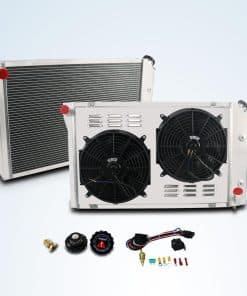 Radiador de Aluminio de 3 Filas MC718 con Cubierta y 2