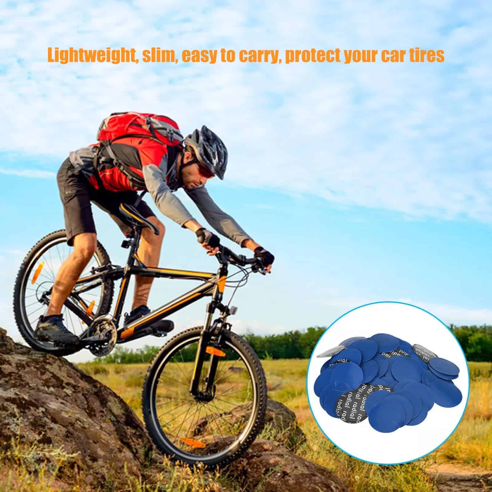 Kit de parches de reparación de neumáticos universales - Imagen 9