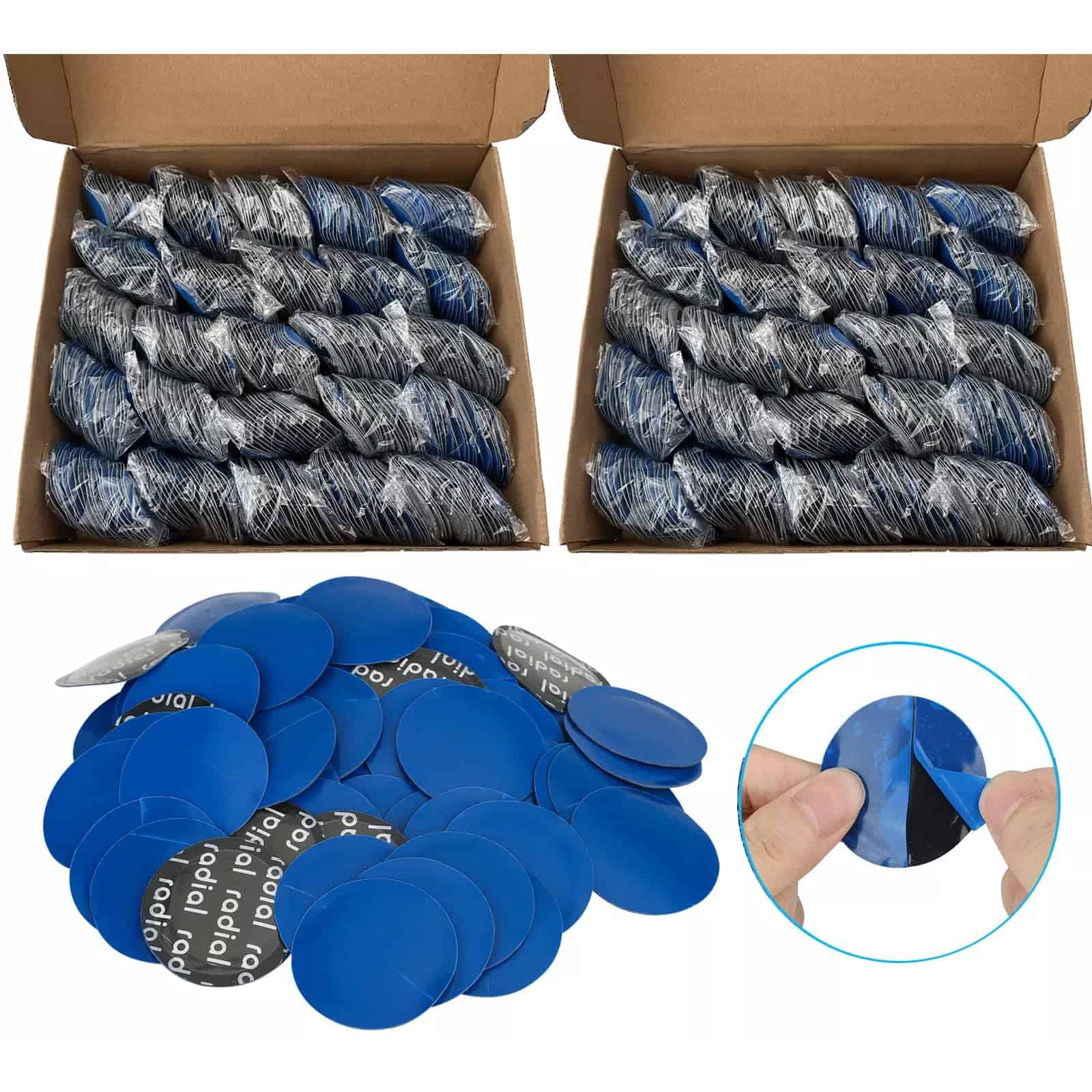 Kit de parches de reparación de neumáticos universales - Imagen 4