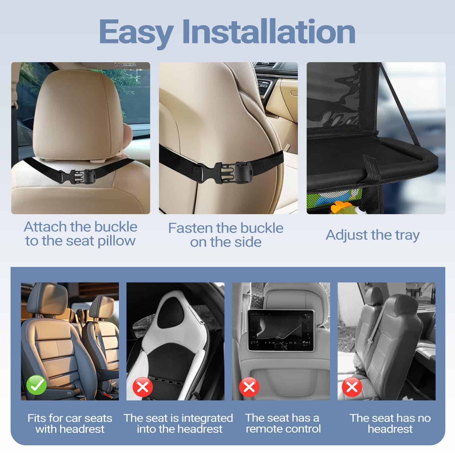 Organizador de Asiento Trasero para Automóvil con Soporte - Imagen 8
