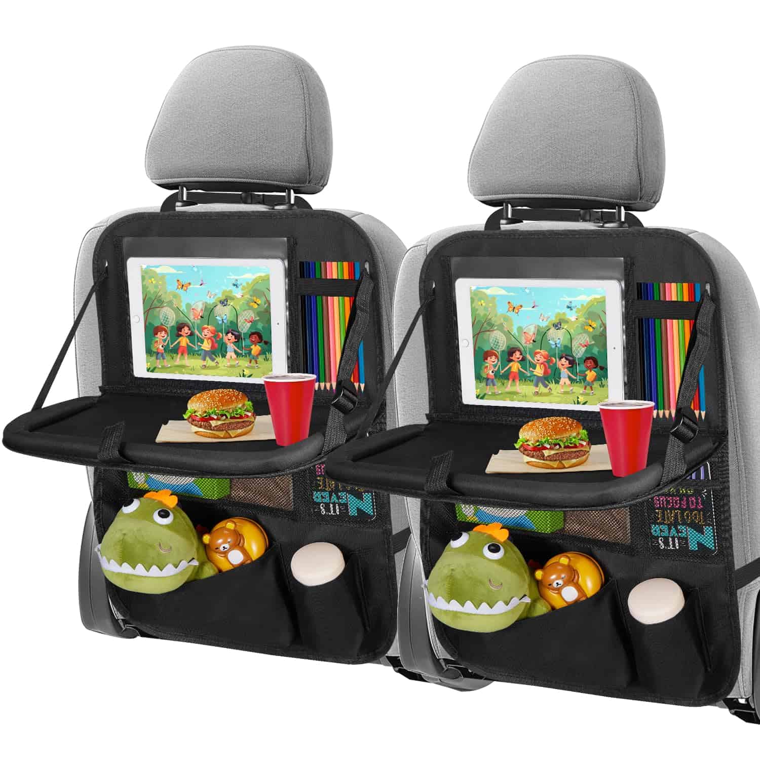 Organizador de Asiento Trasero para Automóvil con Soporte
