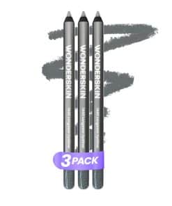 Delineador de ojos en lápiz de purpurina azul duradero