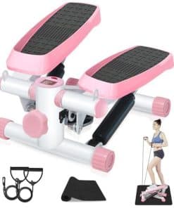 Stepper Mini para Ejercicio en Casa con Bandas de