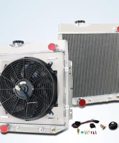 Radiador de aluminio CC251 de 3 filas con tapa