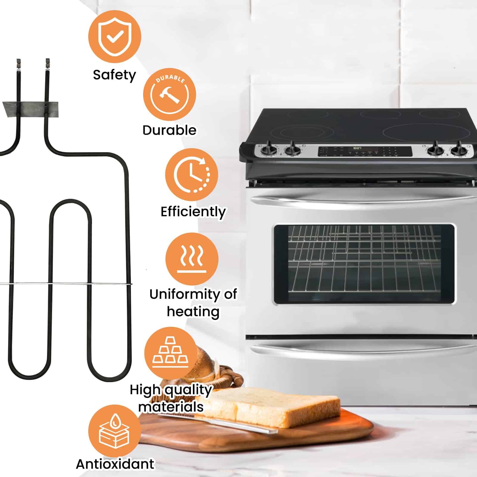 Elemento de Horneado 318255600 318255605 Compatible con - Imagen 5