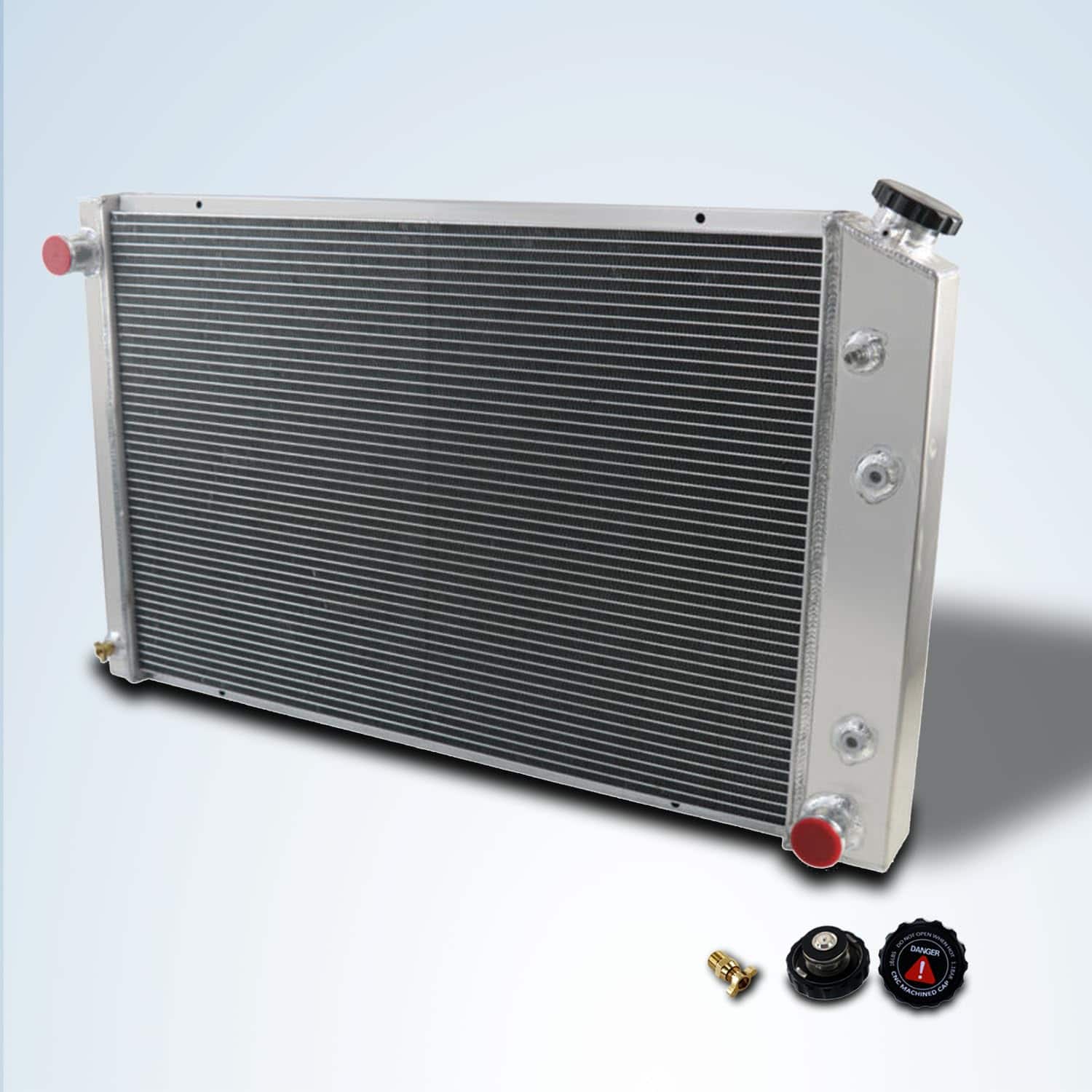 Radiador de aluminio de 3 filas compatible con Chevy C/K