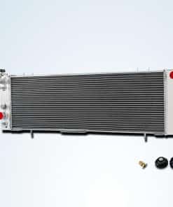 Radiador de aluminio de 4 filas compatible con Jeep