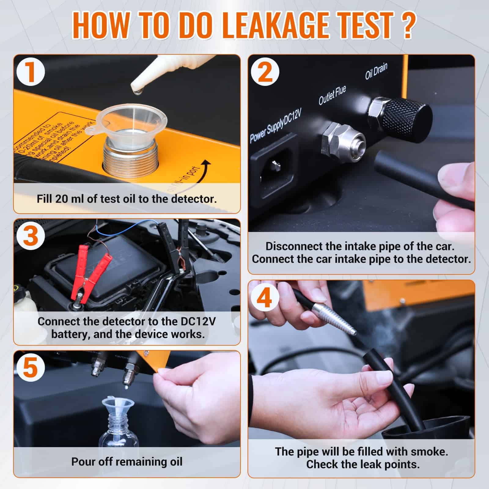 Máquina de Humo Automotriz con Bomba de Aire -Vehículos - Imagen 4