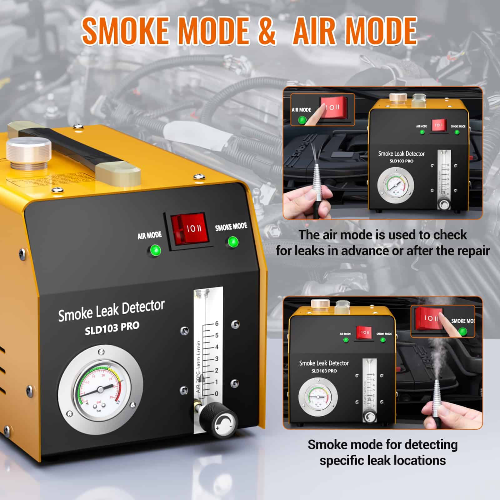 Máquina de Humo Automotriz con Bomba de Aire -Vehículos - Imagen 7