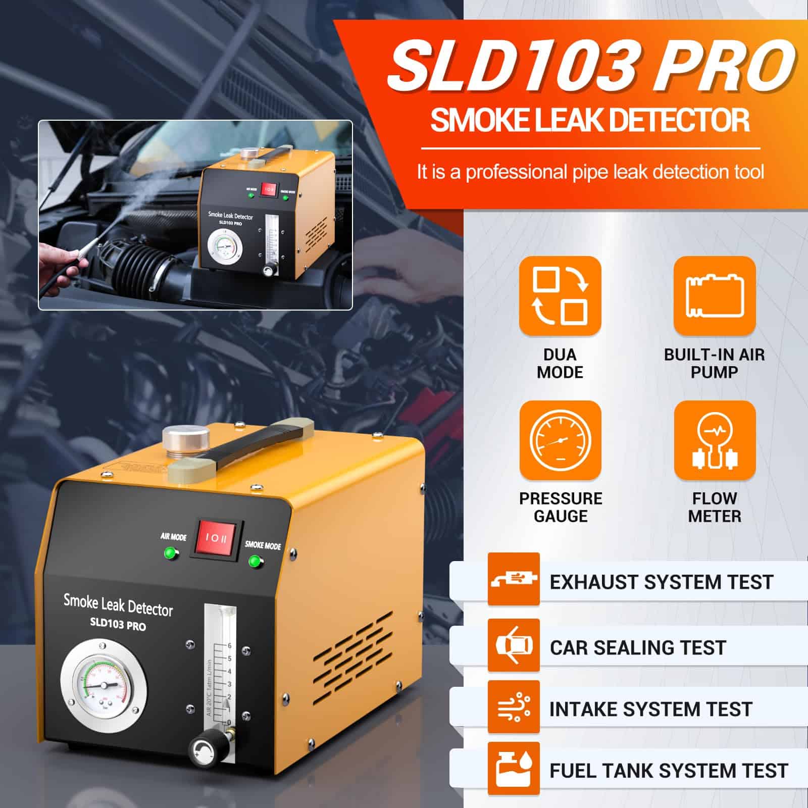 Máquina de Humo Automotriz con Bomba de Aire -Vehículos - Imagen 3