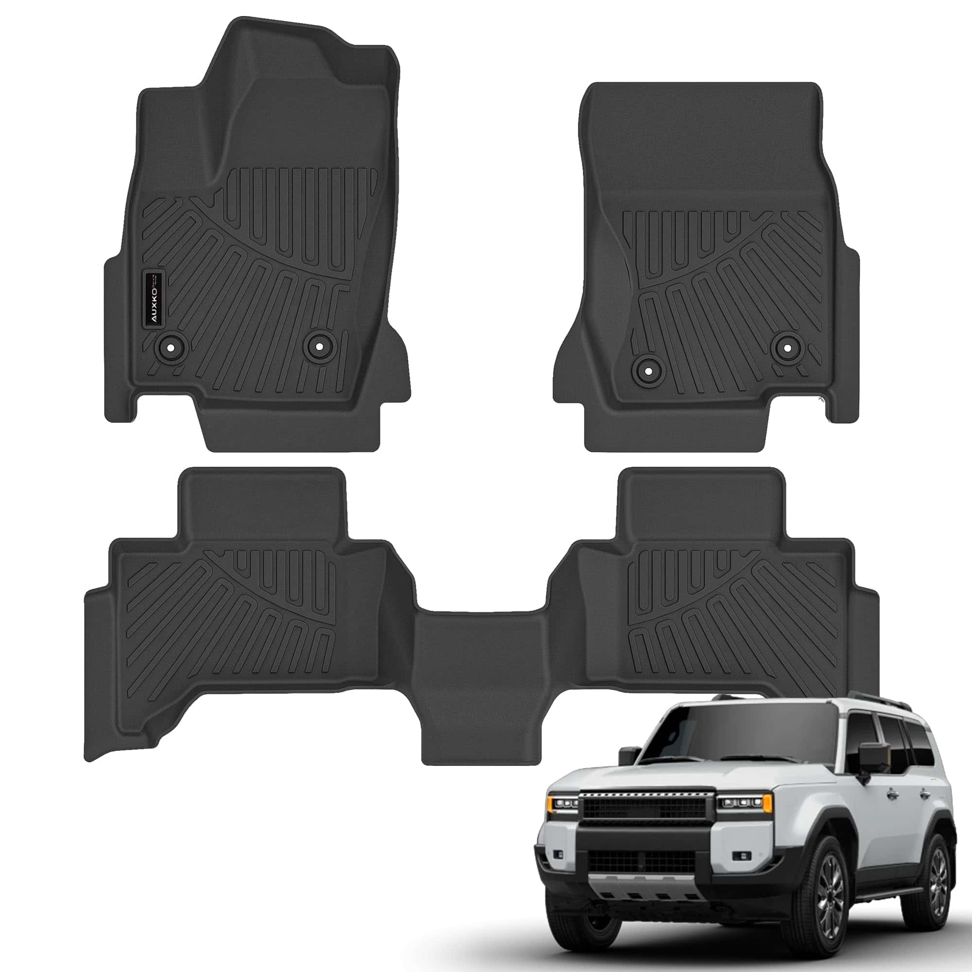 Tapetes para todas las condiciones AUXKO para Toyota Land