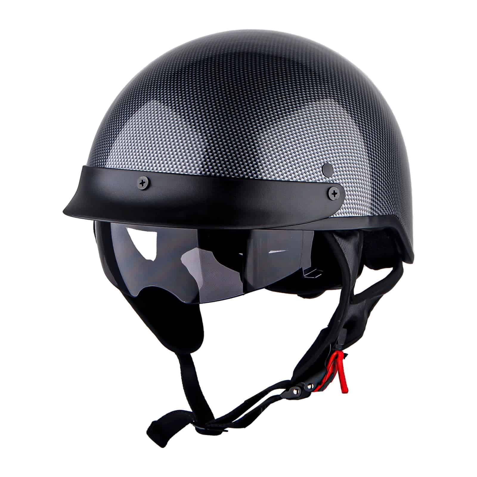 Casco para Motocicleta 1Storm Medio Rostro Mopeds Scooters - Imagen 3