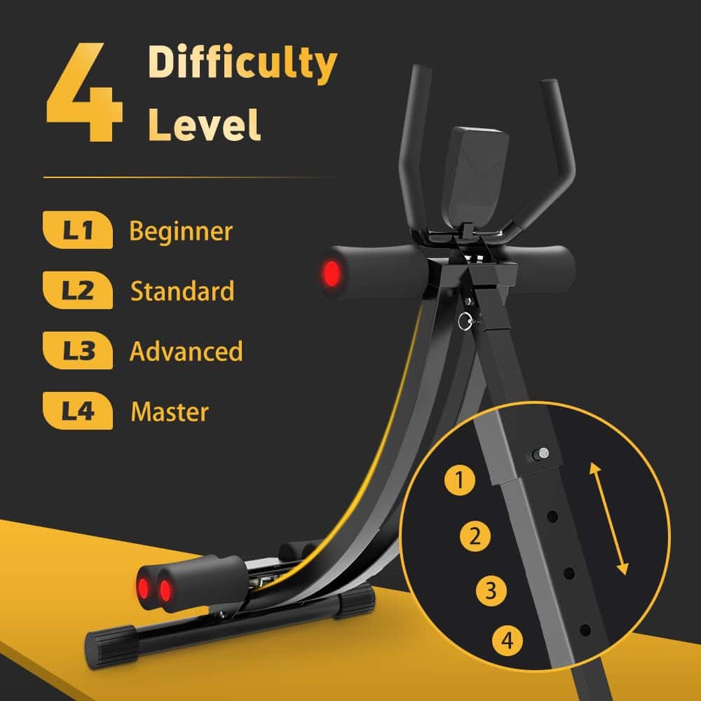 NEDAR - Entrenador Abdominal Plegable para Ejercicios AB en - Imagen 3