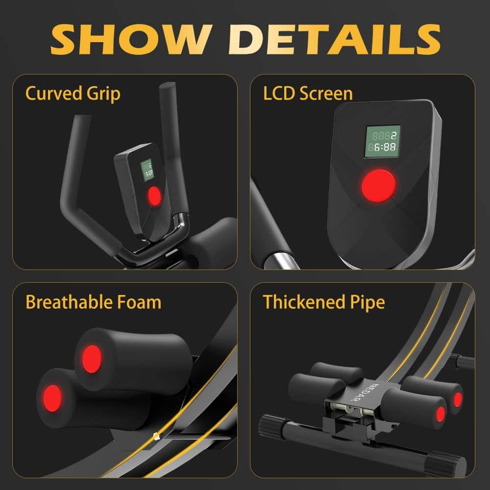 NEDAR - Entrenador Abdominal Plegable para Ejercicios AB en - Imagen 4