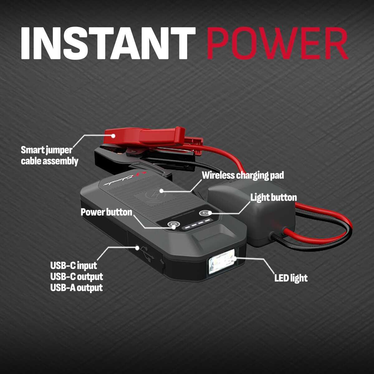 Arrancador de Batería de Litio y Paquete de Energía - Imagen 4