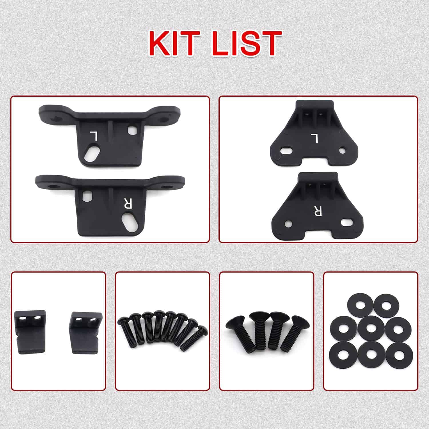Kit de soporte de montaje para techo rígido para Wrangler - Imagen 6