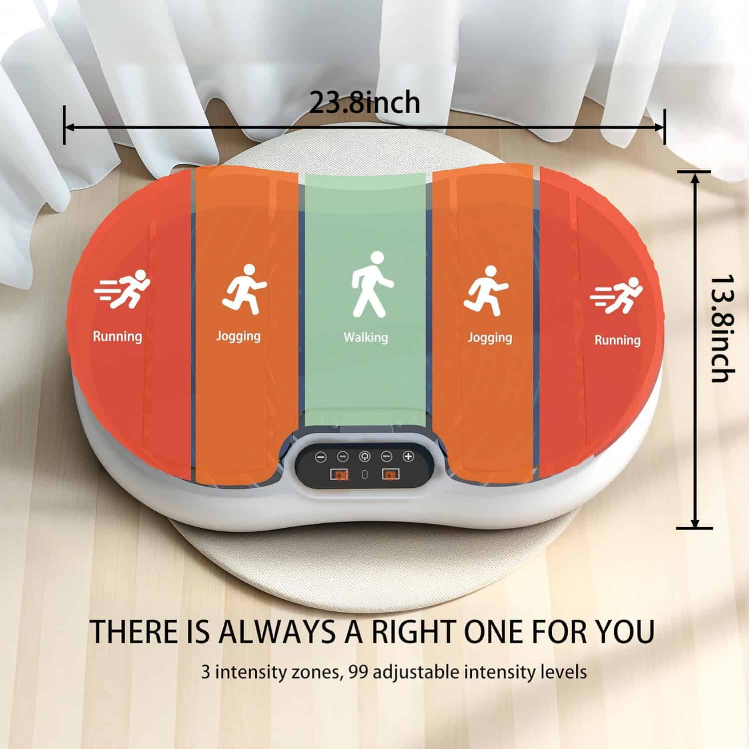 Máquina de Plataforma de Vibración FITMIND, 24" x 14" Placa - Imagen 3