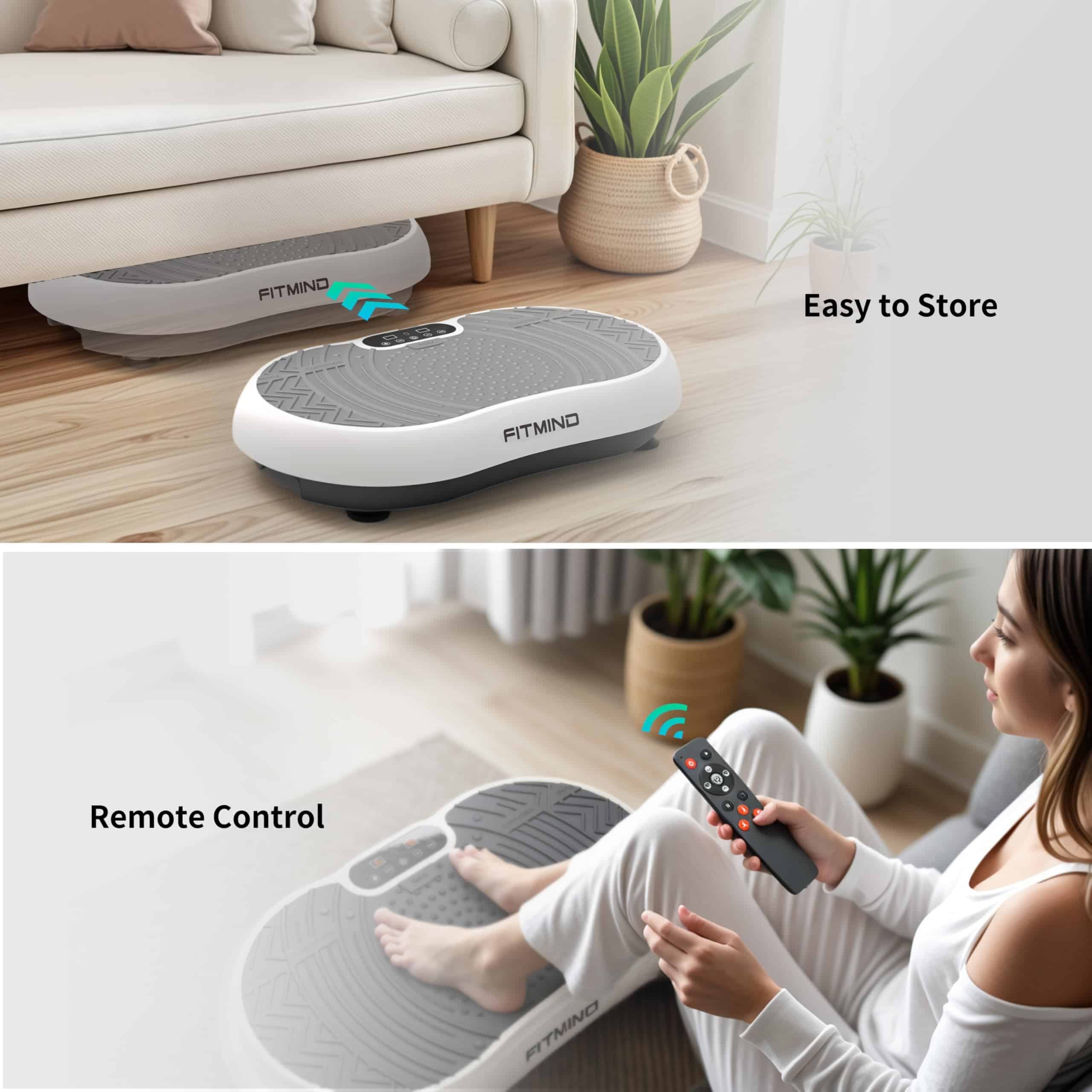 Máquina de Plataforma de Vibración FITMIND, 24" x 14" Placa - Imagen 7