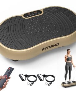 Máquina de Ejercicio de Placa de Vibración FITMIND, 24" x
