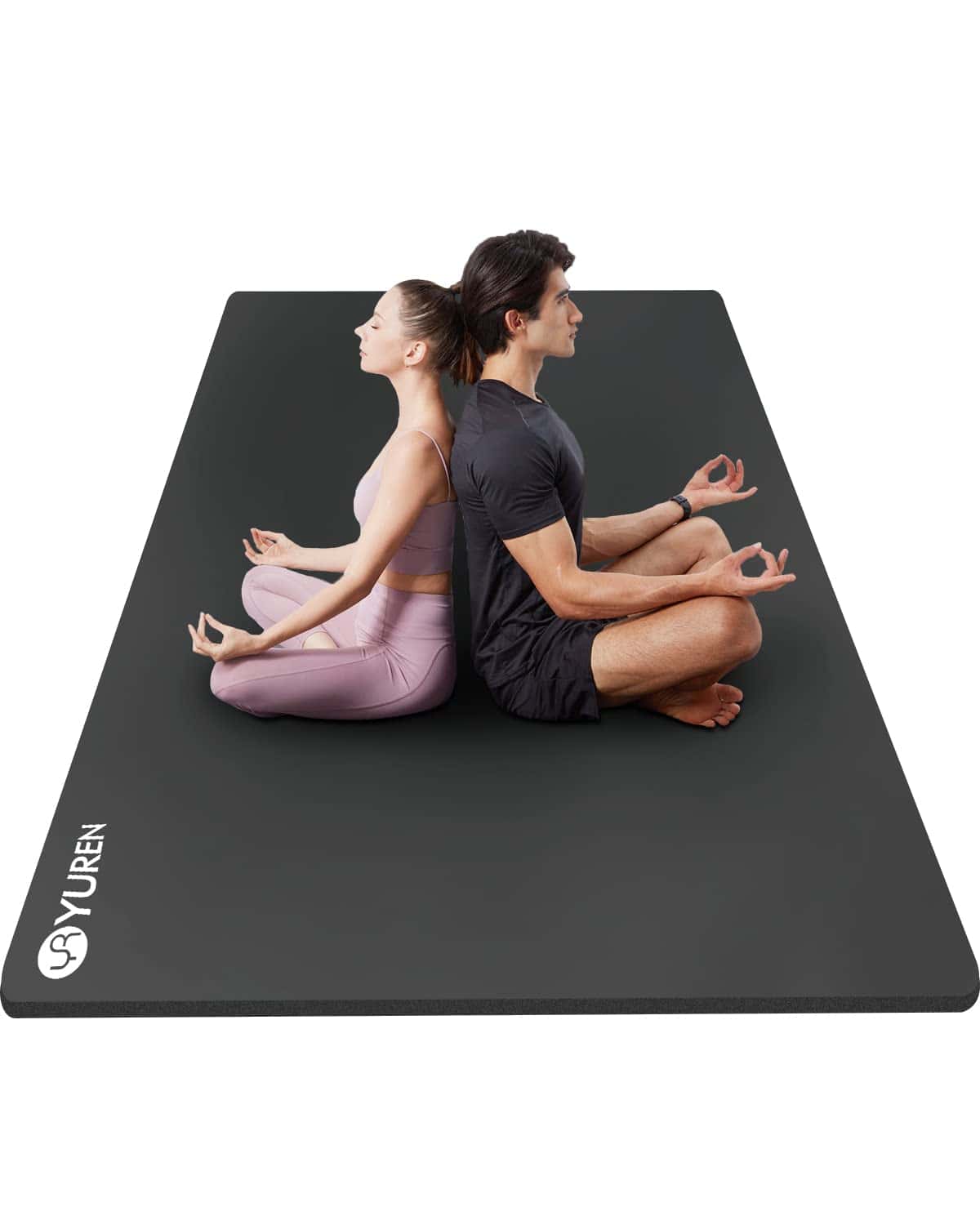 Tapete de Yoga RYTMAT de 1/2 Pulgada de -Negro