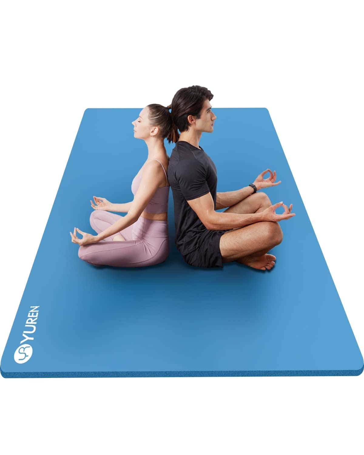 Tapete de Yoga RYTMAT de 1/2 Pulgada de -Azul