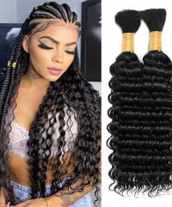 Cabello de Trenza Humana Ondas Profundas Cabello Humano