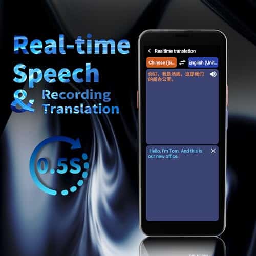 Dispositivo Traductor de Idiomas AI, -Gris - Imagen 6