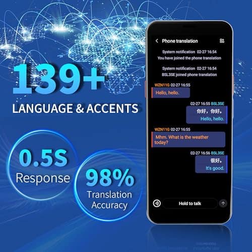 Dispositivo Traductor de Idiomas AI, -Gris - Imagen 4