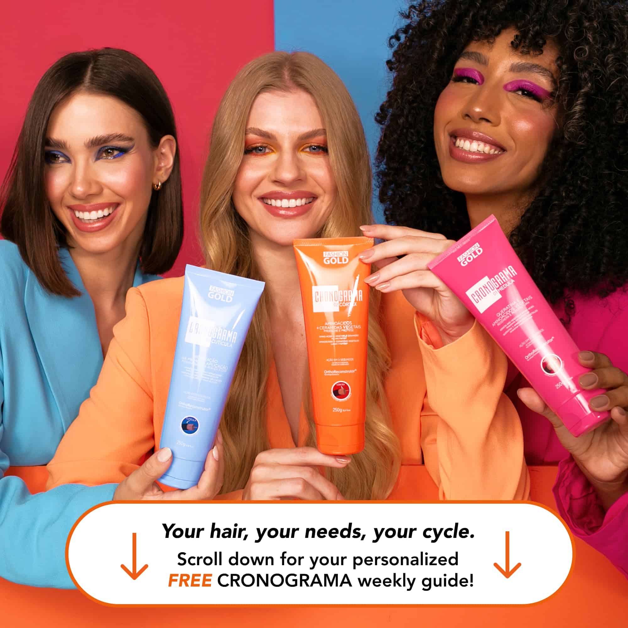 Sistema de Cuidado del Cabello CRONOGRAMA Fashion Gold - Imagen 9