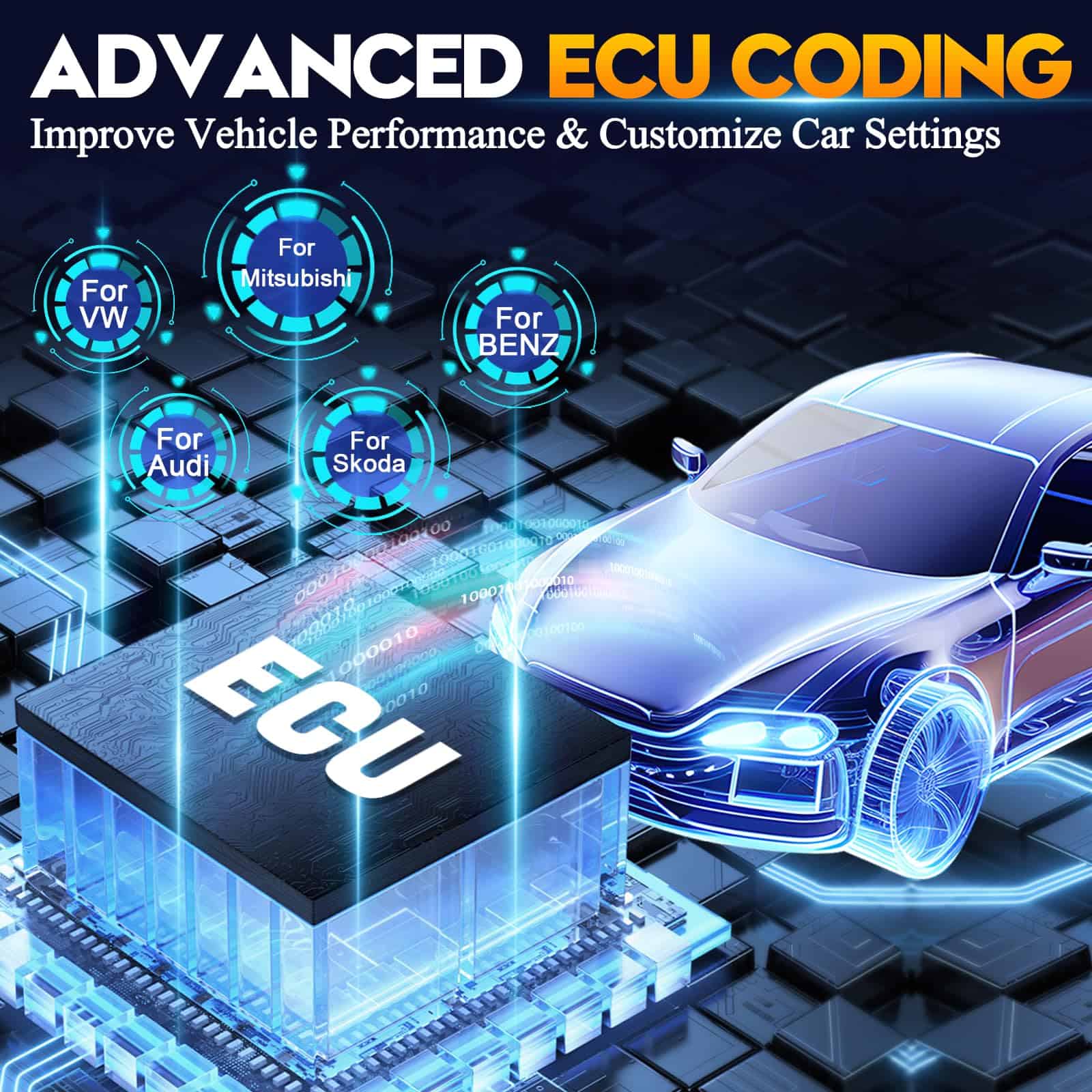 XTOOL D7W Escáner OBD2 Inalámbrico Herramienta de - Imagen 7