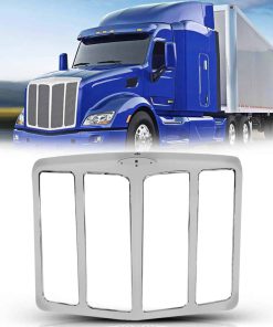 Rejilla delantera cromada de repuesto para capucha radiador