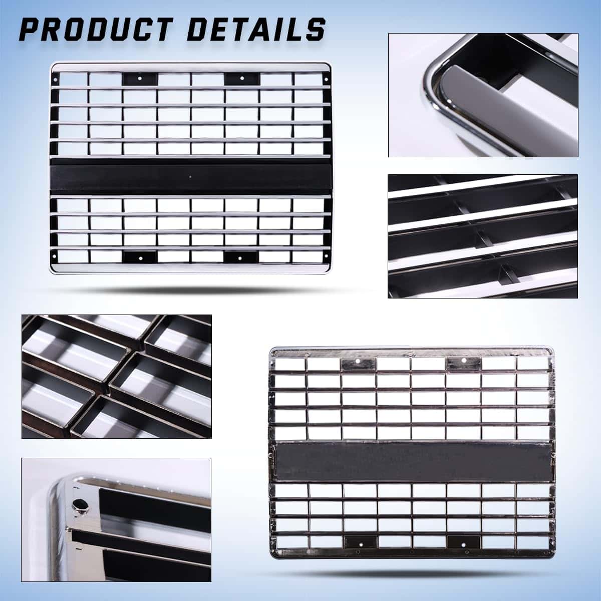 Rejilla Delantera cromada de repuesto OEM para camión Mack - Imagen 3