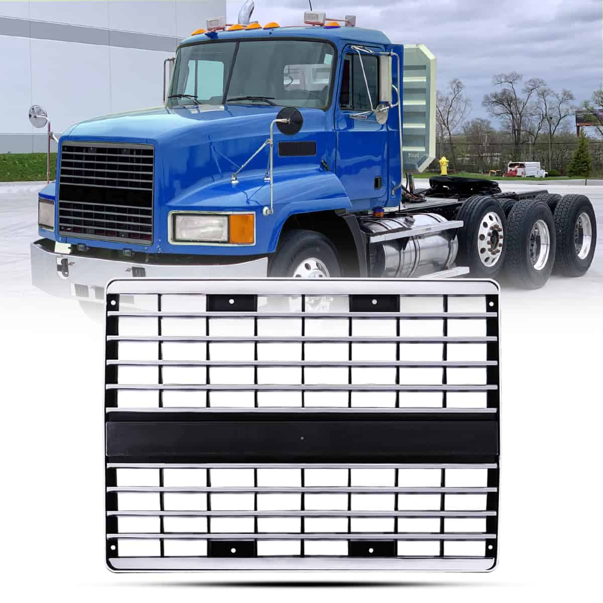 Rejilla Delantera cromada de repuesto OEM para camión Mack