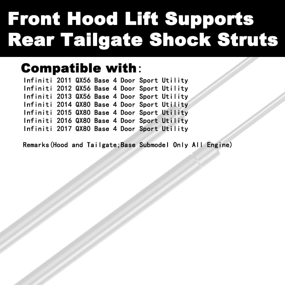 Amortiguadores de levantamiento de capó y portón trasero - Imagen 3