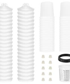 Kit de Taza de Mezcla de Aerosol Desechable QWORK de 600ml