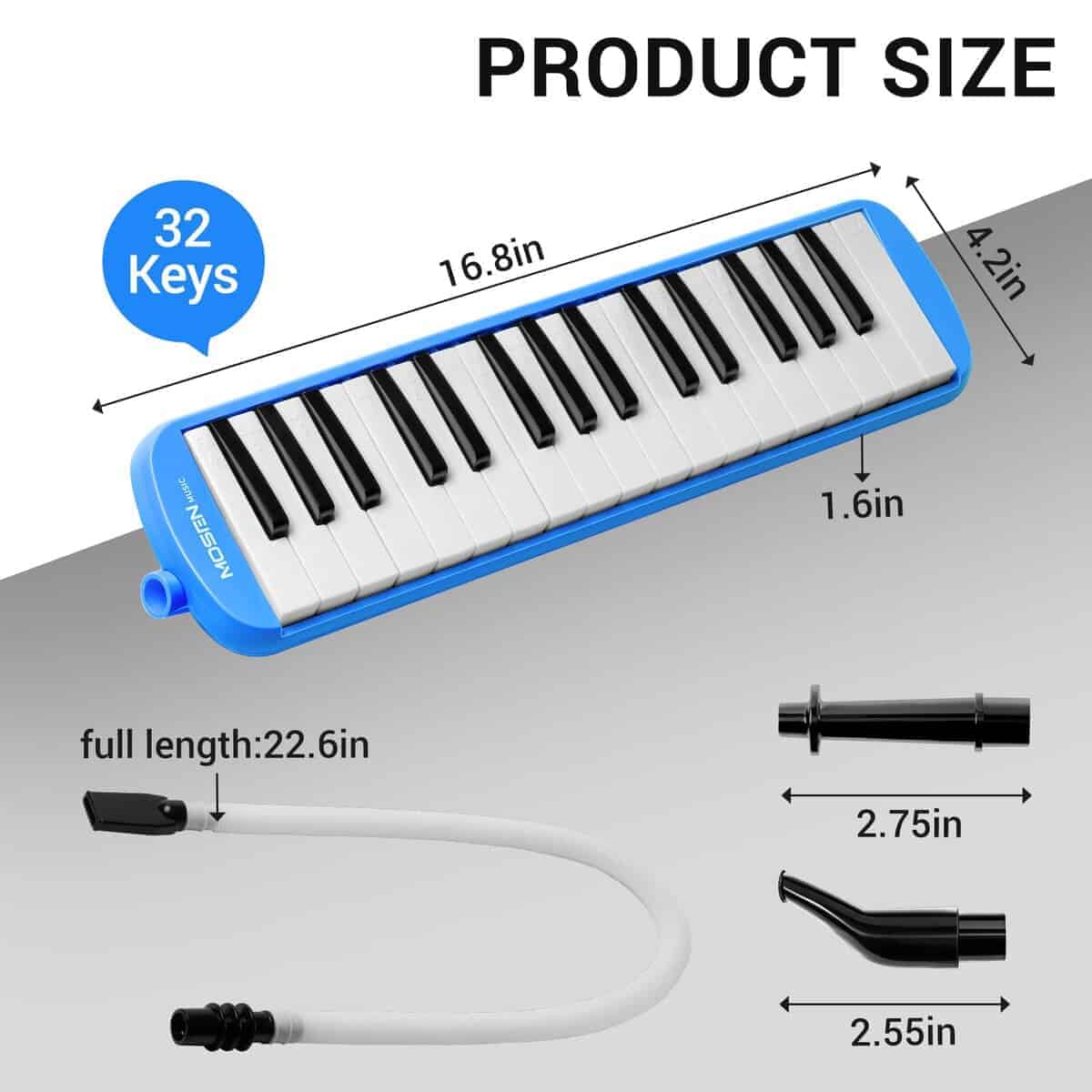 Melódica MOSEN de 32 teclas, Instrumento de Aire Teclado - Imagen 4