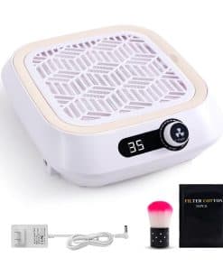 Extractor de Polvo de Uñas, Potente -Off White