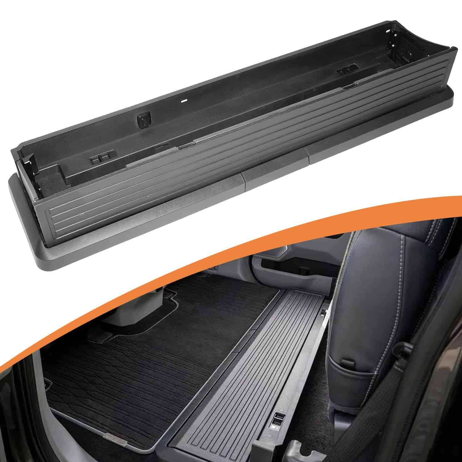Caja plegable de almacenamiento debajo del asiento trasero