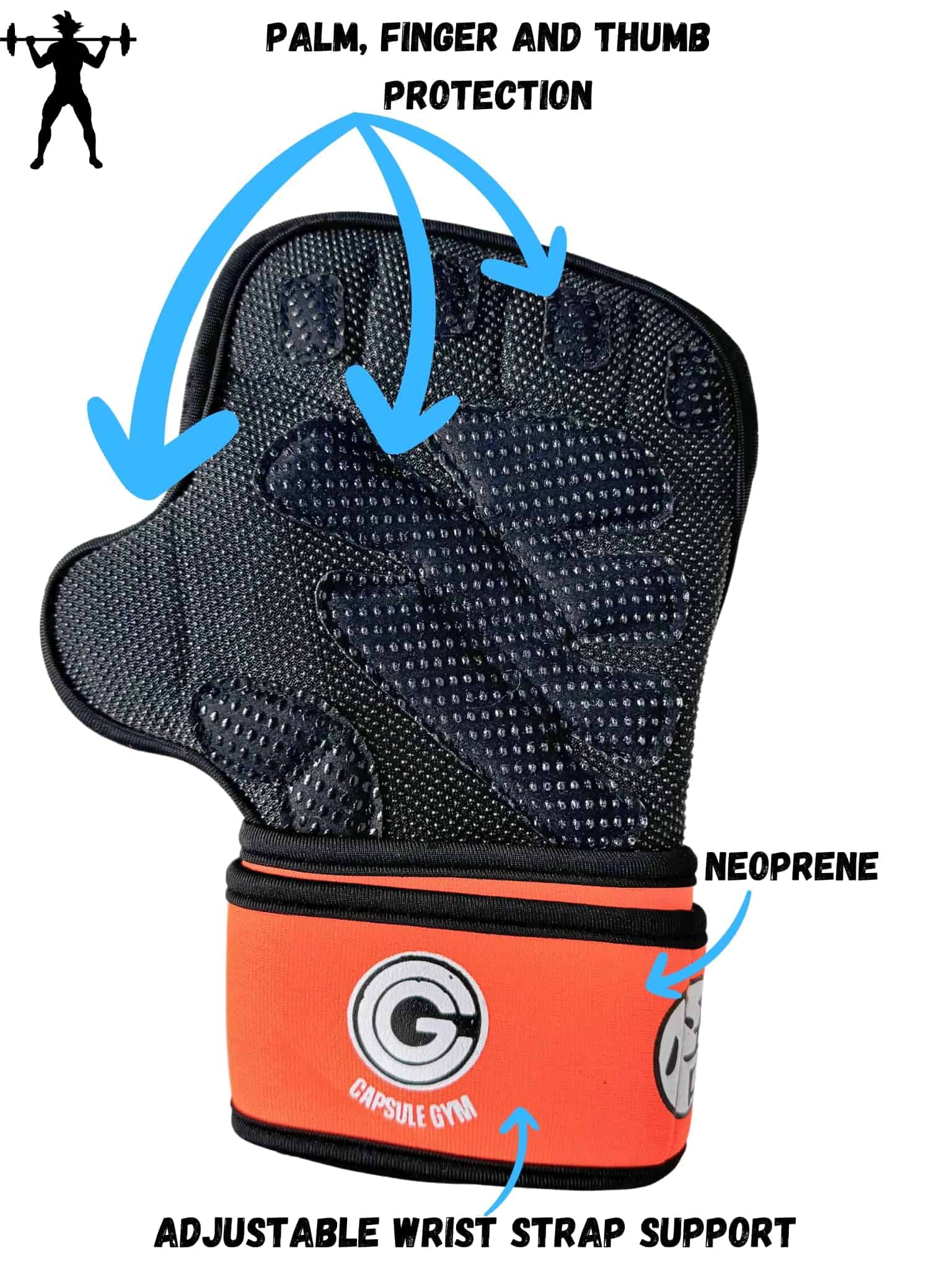 Guantes de Entrenamiento para Gimnasio con -Negro - Imagen 5