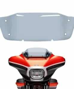 totiancong Windshield 7" Wave Smoke Compatible con Harley