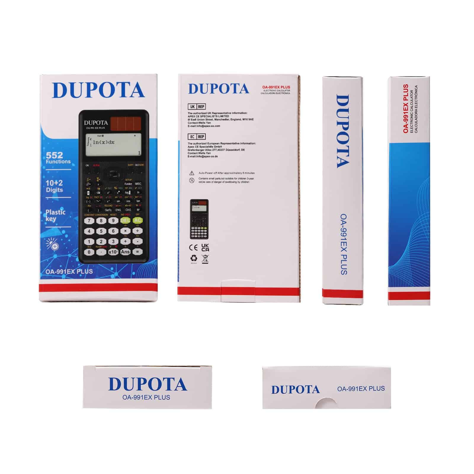Calculadora Científica DUPOTA OA-991EX Plus 552 Funciones 2 - Imagen 10