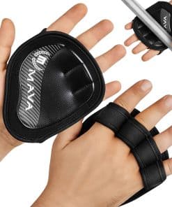 Mava Sports Neoprene Grip Pads Lifting Grips, una -Gray