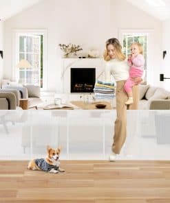 Puertas para Bebés Retráctiles Reforzadas de 26 Pulgadas de