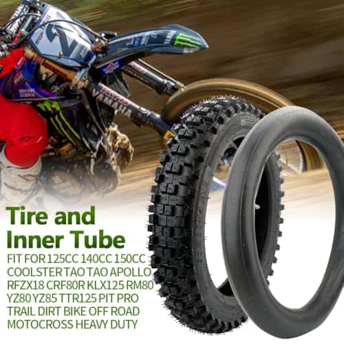 Llanta Trasera MOPASEN 90/100-14 3.00-14" y Tubo Interior - Imagen 3