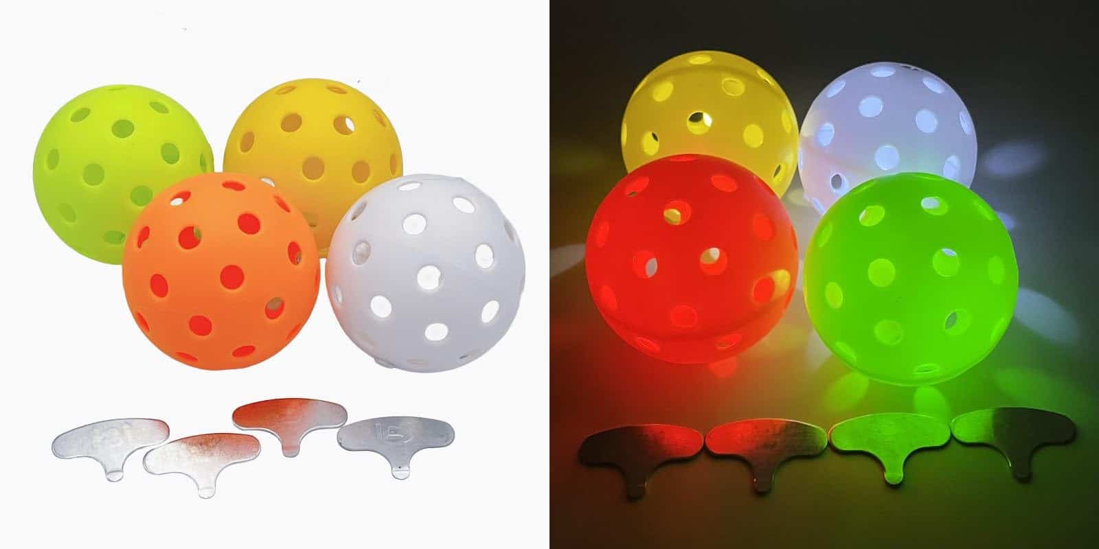 Pelota de Pickleball LED Glow in The Dark, Paquete de 4 - Imagen 4