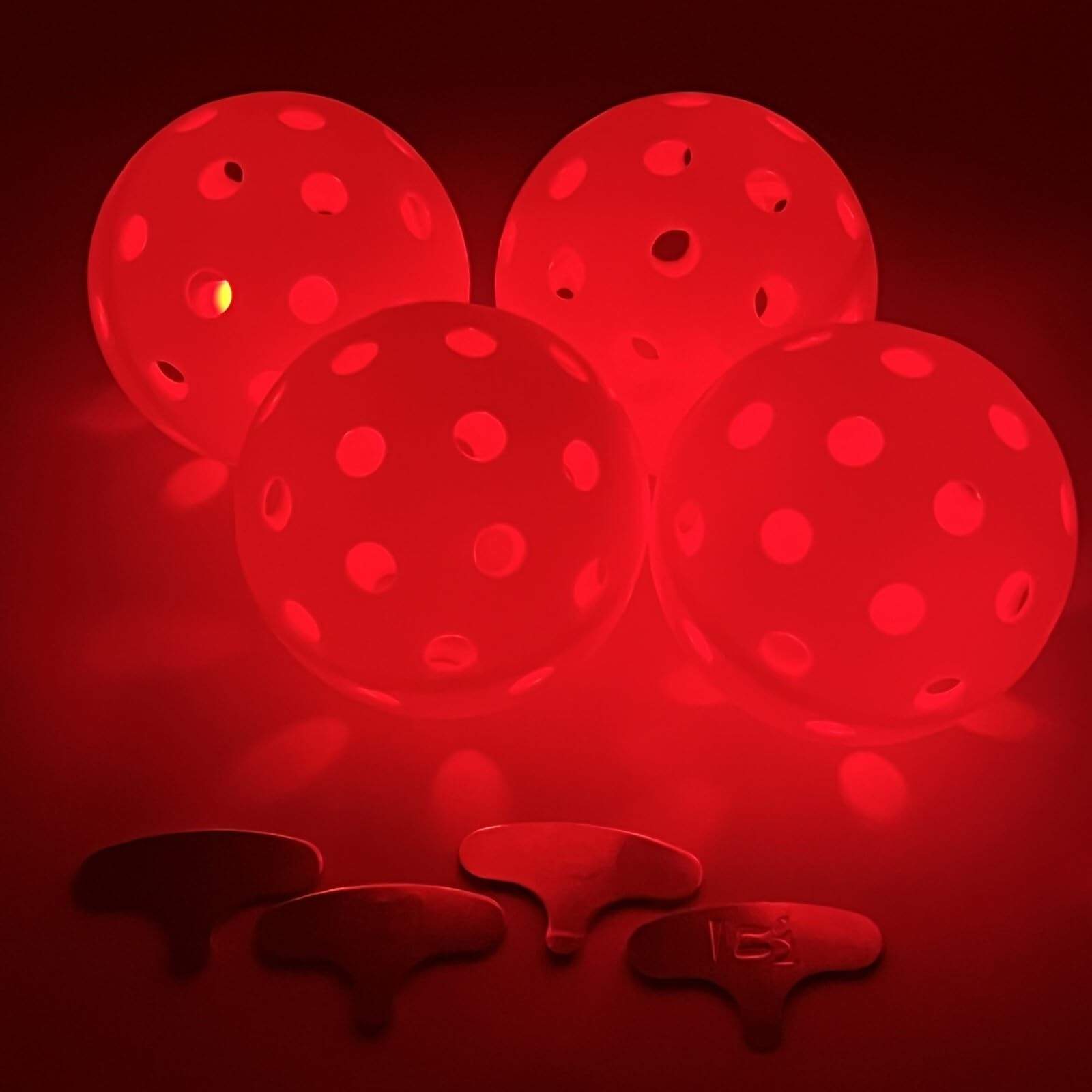 SZPENGC Pelota de Pickleball LED Light up, Pelotas de