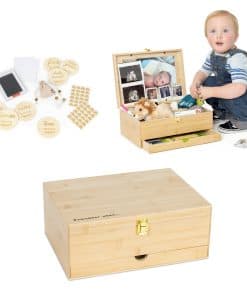 Set de Caja de Recuerdos para Bebés - Caja de Memoria de